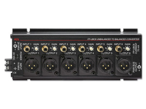 RDL FP-UBC6 6 Channel Unbalanced to Balanced Converter (FP-UBC6) RDL FP-UBC6 6 Channel Unbalanced to Balanced Converter (FP-UBC6)