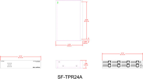 RDL SF-TPR24A Line-Level Receiver (SF-TPR24A)