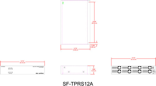 RDL SF-TPRS12A Line-Level Sender / Receiver (SF-TPRS12A)
