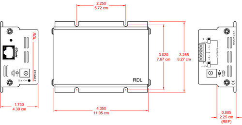 RDL FP-NML2 Network to Mic/Line Interface (FP-NML2)