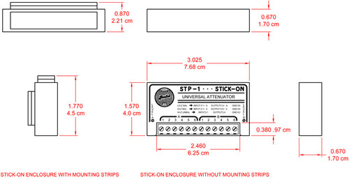 RDL STP-1 Universal Audio Attenuator - 2 Channel (STP-1)