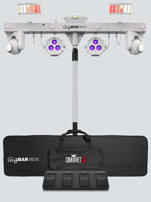 Chauvet DJ GIGBARMOVEWHT 5-in-1 lighting system, White (GIGBARMOVEWHT)