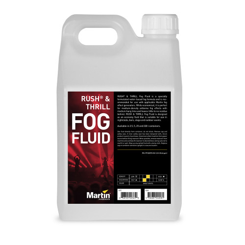 Martin Lighting RUSH & THRILL Fog Fluid Economy Fog Fluid (97120073) Martin Lighting RUSH & THRILL Fog Fluid Economy Fog Fluid (97120073)