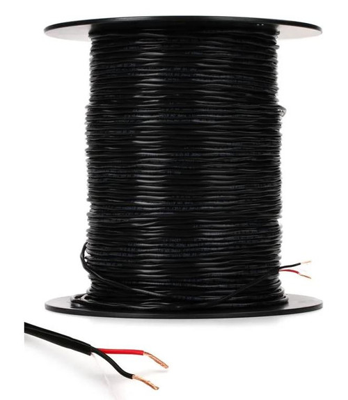 Pro Co CM-16/2.K Bulk Install Speaker Wire - Black 1000 Foot (CM-16/2.K)