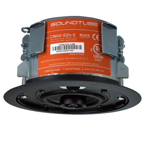 SoundTube CM42-EZS-II 4" 2-way In Ceiling Speaker with Short Can (CM42-EZS-II-BK)