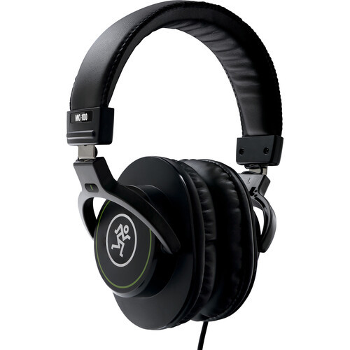  Mackie MC-100 Closed-Back, Over-Ear Headphones (2052559-00)