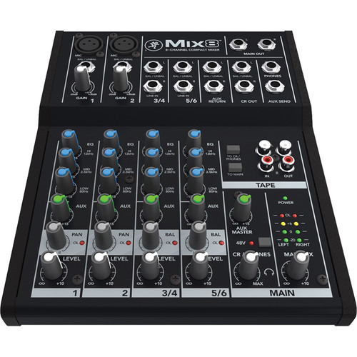 Mackie MIX8 8-Channel Compact Mixer (2044095-00)