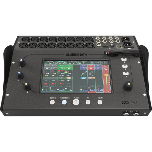 Allen & Heath AH-CQ18T Compact 18-Channel Digital Mixer with Touchscreen (AH-CQ18T)