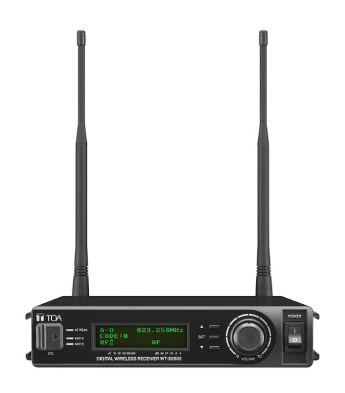 TOA WT-D5800-RH1D00 Digital UHF Wireless Receiver Frequency Band H TOA WT-D5800-RH1D00 Digital UHF Wireless Receiver Frequency Band H