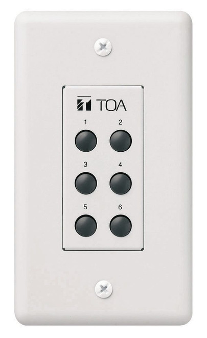 TOA ZM-9002 Remote Panel For Amplifier With 4 Buttons And Volume Control TOA ZM-9002 Remote Panel For Amplifier With 4 Buttons And Volume Control