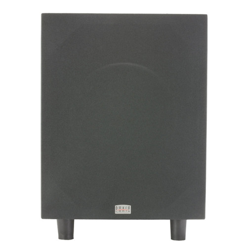 Phase Technology POWER-FL8 8" Subwoofer in Black Ash with a Passive Radiator (POWER-FL8)