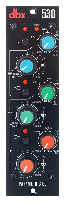 DBX DBX530 3-Band Parametric EQ For 500 Series DBX DBX530 3-Band Parametric EQ For 500 Series