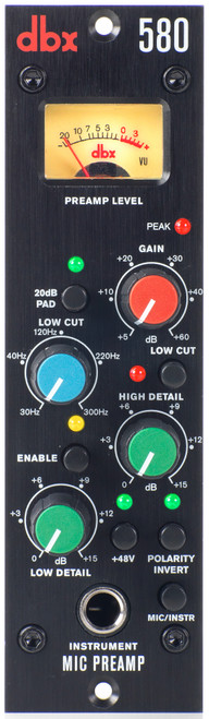 DBX DBX580 Microphone Preamp For 500 Series DBX DBX580 Microphone Preamp For 500 Series
