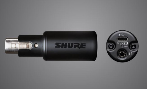 Shure MVX2U XLR to USB Adapter (MVX2U)