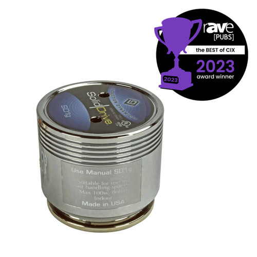 SolidDrive SD-1G Glass Surface Mount Actuator in Titanium (SD-1G)
 SolidDrive SD-1G Glass Surface Mount Actuator in Titanium (SD-1G)