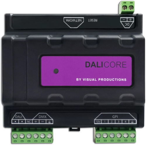 Visual Productions DALICORE DALI and DMX Hybrid Controller (DALICORE) Visual Productions DALICORE DALI and DMX Hybrid Controller (DALICORE)
