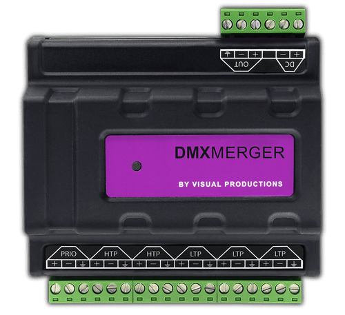 Visual Productions DMXMERGER DIN Rail DMX Merger (DMXMERGER) Visual Productions DMXMERGER DIN Rail DMX Merger (DMXMERGER)