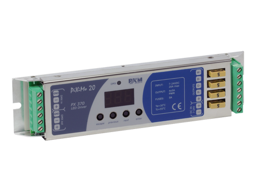 PXM Lighting PX370 Driver LED C.V. 4x5A (PX370)