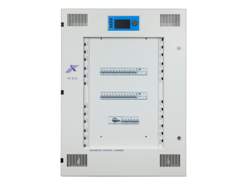 PXM Lighting PX814-R-B-1/2 AC+ Dimmer, Relays; RDC on Each Circuits (PX814-R-B-1/2)