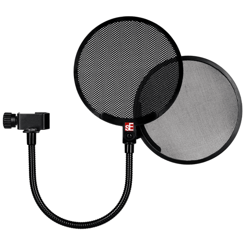 sE Electronics DUAL-POP-U Dual Metal and Fabric Pop Filter (DUAL-POP-U)