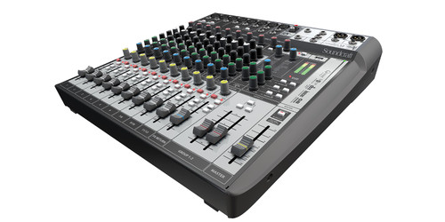 Soundcraft Signature 12MTK 12-Channel Compact Analog Mixer with Multi-Track USB Interface and Effects