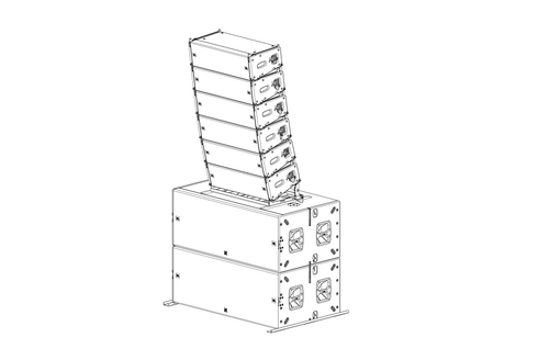 JBL VTX A8 BP Base Plate For Ground Stacking VTX A8