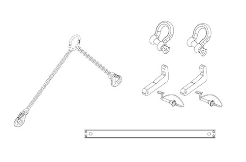 JBL VTX-V20-PB Pull Back Accessory For V20 Enclosure