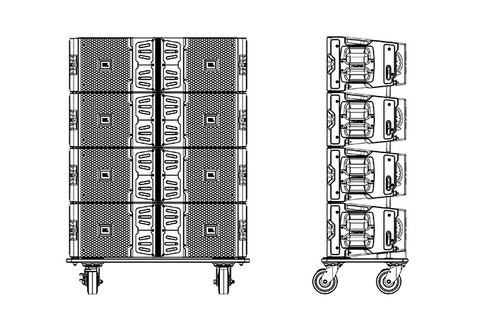 JBL VTX-V20-VT Vertical Transporter For VTX V20 Enclosures