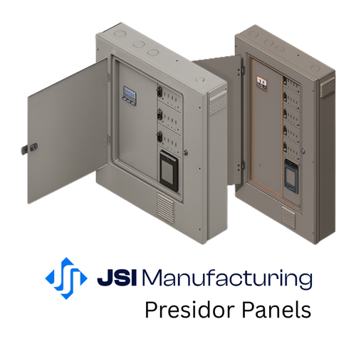 JSI PP-8 Presidor Lighting Panel - 2 Module Capacity - Maximum 8 load circuits - Maximum capacity 4,800 Watts (PP-8)