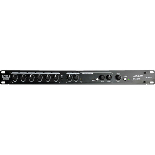 Rolls RM89 8-Channel Mic/Line Mixer (RM89)