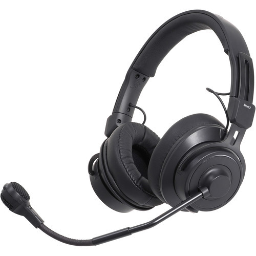 Audio-Technica BPHS2A-UT Stereo Broadcast Headset with Hypercardioid Dynamic Boom Microphone (Unterminated) (BPHS2A-UT) Audio-Technica BPHS2A-UT Stereo Broadcast Headset with Hypercardioid Dynamic Boom Microphone (Unterminated) (BPHS2A-UT)