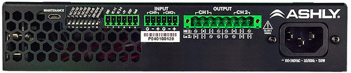 Ashly FA 125.2 1/2-Rack Compact Power Amplifier 2 x125W