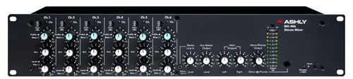 Ashly MX-406 Analog Mixer 6 Input Mic/Line With EQ Ashly MX-406 Analog Mixer 6 Input Mic/Line With EQ