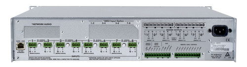 Ashly ne8250.25pec Network Power Amplifier 8 x 250W @ 4 Ohms, 150W @ 8 Ohms With 8x8 Protea DSP & CobraNet Option Card