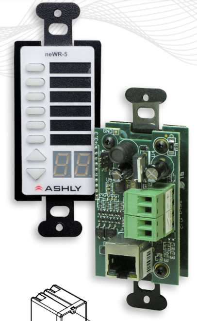 Ashly neWR–5 Programmable Multi-Function Network Decora Wall Remote Ashly neWR–5 Programmable Multi-Function Network Decora Wall Remote