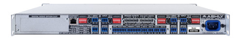 Ashly nXe1504bc Network Multi-Mode Amplifier 4 x 150 Watts With CobraNet & OPDAC4 Option Cards