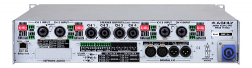 Ashly nXp1.54d Protea DSP Multi-Mode Amplifier 4 x 1.5KW With Dante Option Card