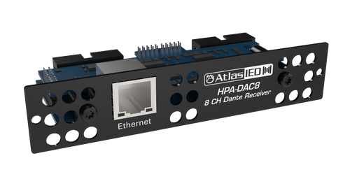 Atlas HPA-DAC8 Eight-Input Dante® Accessory Card for HPA Amplifiers (HPA-DAC8