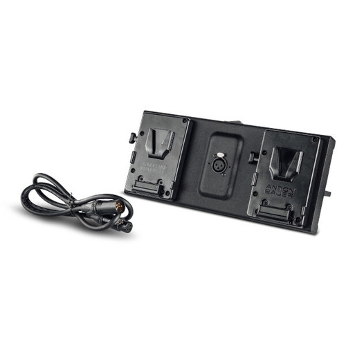 Litepanels 900-3618 Gemini Dual Battery Bracket Gold Mount V Mount With XLR Cable Litepanels 900-3618 Gemini Dual Battery Bracket Gold Mount V Mount With XLR Cable
