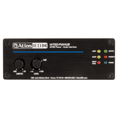Atlas Sound WTSD-PWHUB Audio/Power & Control Interface (WTSD-PWHUB) Atlas Sound WTSD-PWHUB Audio/Power & Control Interface (WTSD-PWHUB)