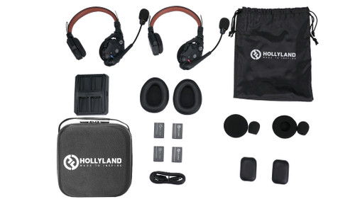 Hollyland Solidcom C1 Pro-2S Solidcom C1 Pro Full Duplex Wireless Intercom System With 2 Headsets Hollyland Solidcom C1 Pro-2S Solidcom C1 Pro Full Duplex Wireless Intercom System With 2 Headsets