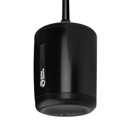 Atlas Sound DA-PM8GD-B 8” Pendent Mount PoE Dante Speaker System - Black (DA-PM8GD-B)