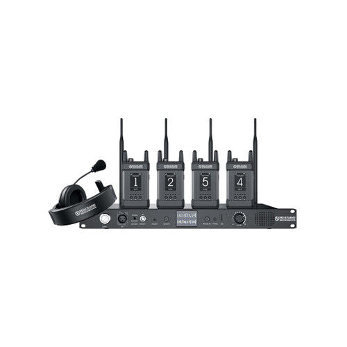Hollyland HL-Syscom 1000T-4B Syscom 1000T Full Duplex Wireless Intercom System With 4 Belt Packs