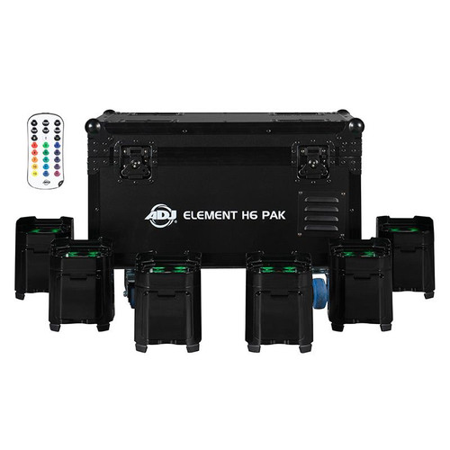 ADJ Element H6 Pak All In One Event up Lighting System (Element H6 Pak)