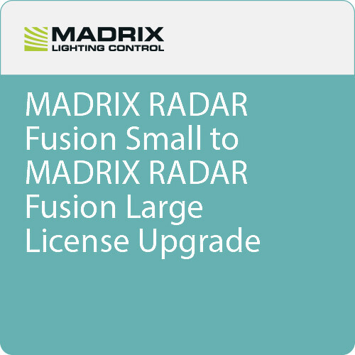 Madrix Lighting Control IA-SW-005055 MADRIX RADAR Fusion Small > Fusion Large Madrix Lighting Control IA-SW-005055 MADRIX RADAR Fusion Small > Fusion Large
