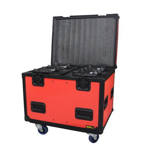 MegaLite CAS-1210-4-B 4-Unit Roadcase with Casters for M-Series Moving Heads (CAS-1210-4-B) MegaLite CAS-1210-4-B 4-Unit Roadcase with Casters for M-Series Moving Heads (CAS-1210-4-B)