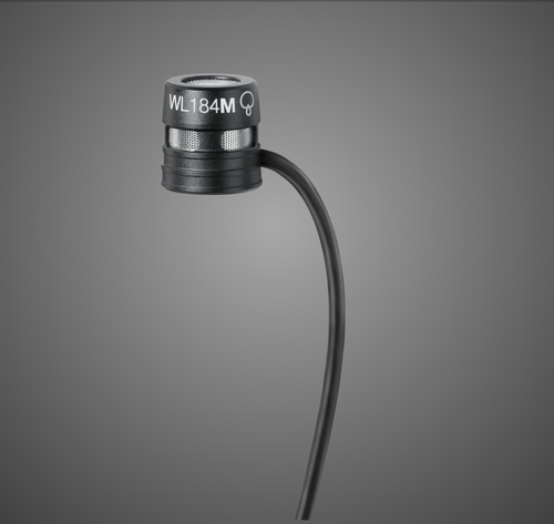 Shure WL184M Low-Profile Supercardioid Lavalier Microphone (TQG TA4F, 4-Pin) (WL184MB/S-TQG-) Shure WL184M Low-Profile Supercardioid Lavalier Microphone (TQG TA4F, 4-Pin) (WL184MB/S-TQG-)