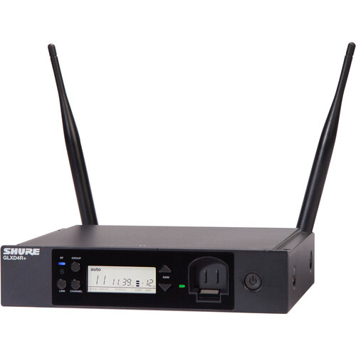 Shure GLXD14R+ Dual-Band Omni Wireless Presenter Rack System (Z3: 2.4, 5.8 GHz) (GLXD14R+/93-Z3)