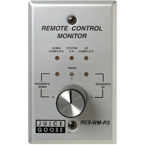 Juice Goose RC5 WM-RS Wall/Panel-Mount Remote Control and Monitor for CQ Series (with Rotary) (RC5 WM-RS) Juice Goose RC5 WM-RS Wall/Panel-Mount Remote Control and Monitor for CQ Series (with Rotary) (RC5 WM-RS)