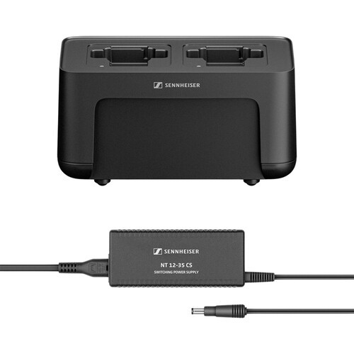 Sennheiser CHG 70N-C + PSU KIT Two-Bay Network-Enabled Charger for EW-DX Series (CHG 70N-C + PSU KIT)
